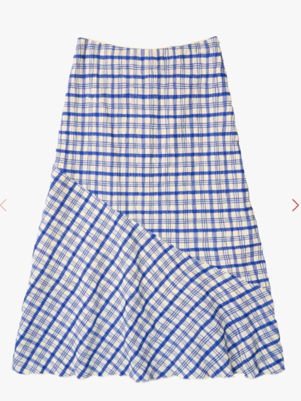 Molly Skirt Lisa Says Gah - Cornflower Gingham Blue - Picture 2 of 5